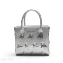 Emily Solid Embossed Tote Bag