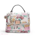 Satchel Bag With Butterfly Charm