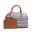 Bag With Front Pouch & Scarf Large