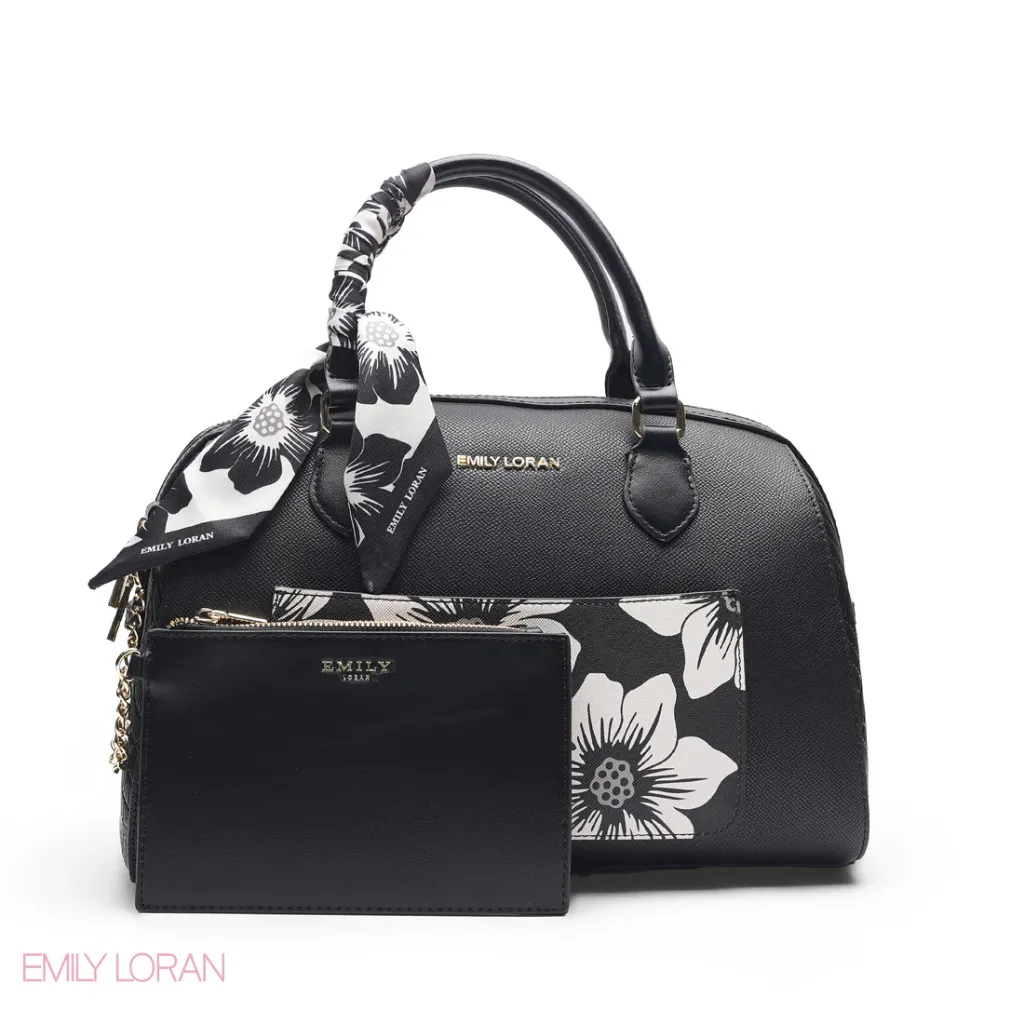 Bag With Front Pouch & Scarf Large