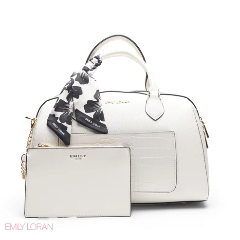 Bag With Front Pouch & Scarf Large