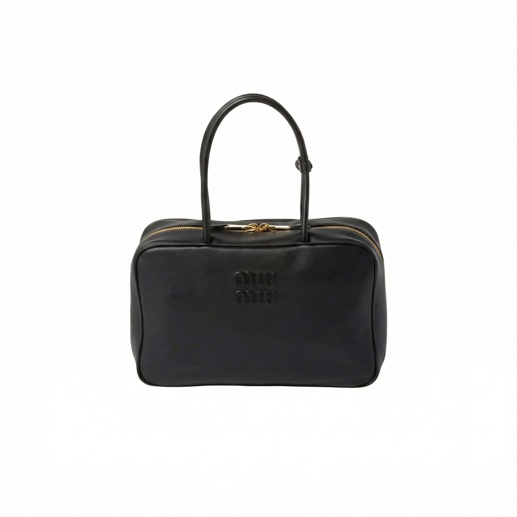 Beau leather  black bag