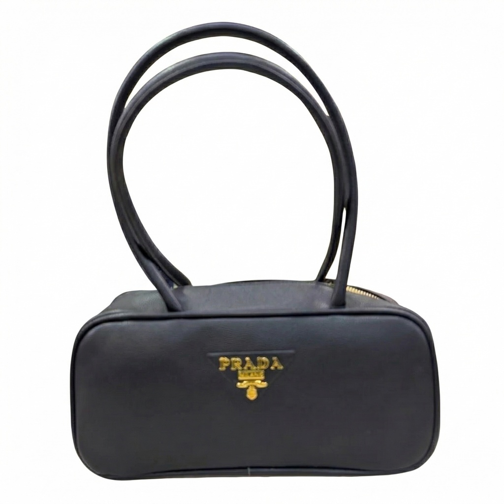 Prada medium leather tote bag