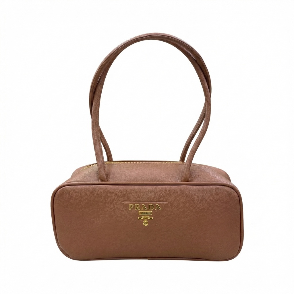 Prada medium leather tote bag