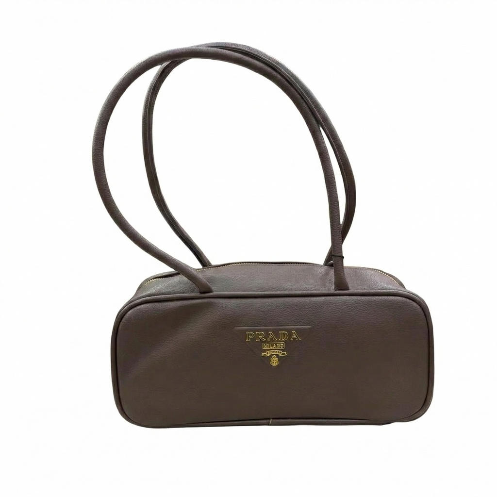 Prada medium leather tote bag