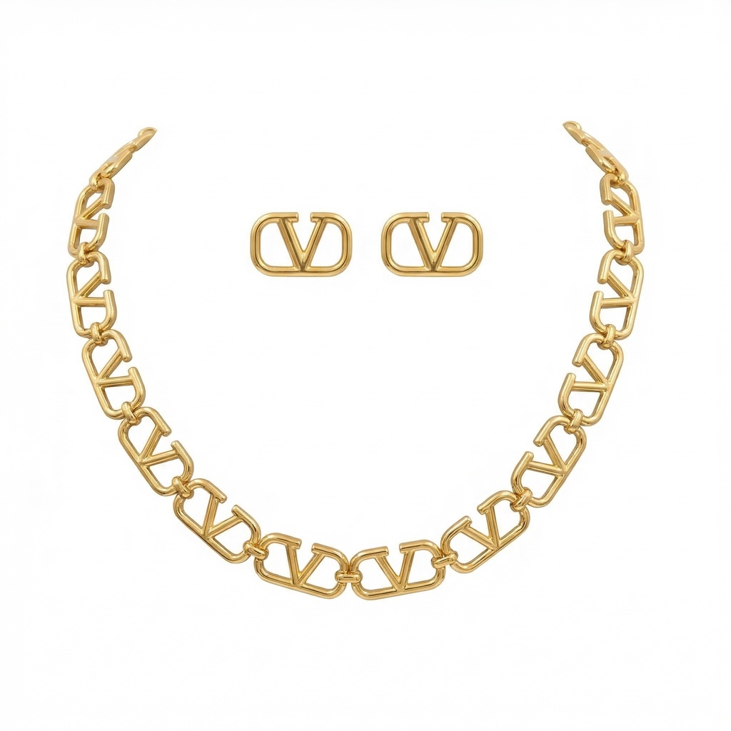 Valentino Necklace & Erings