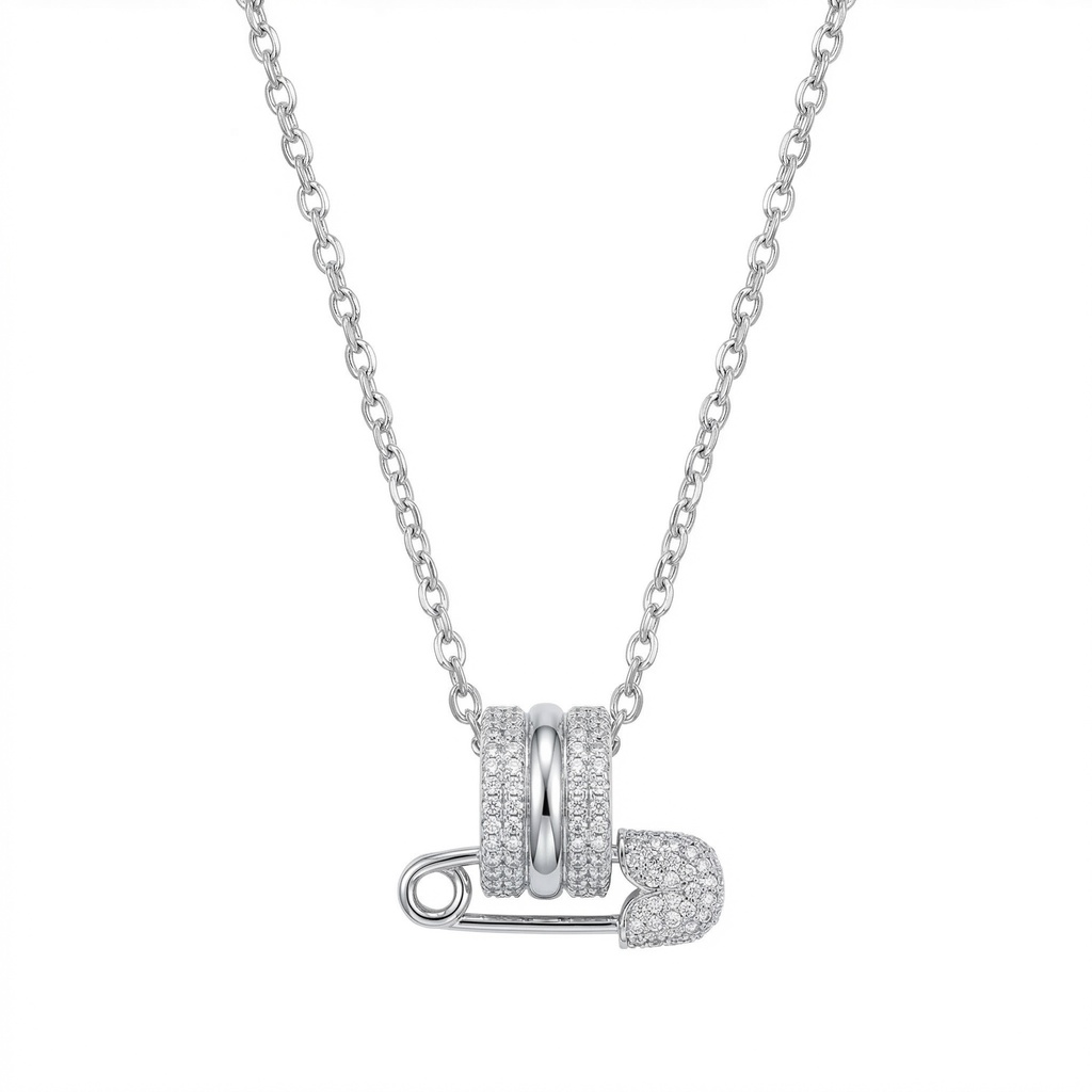 Safety Pin Necklace