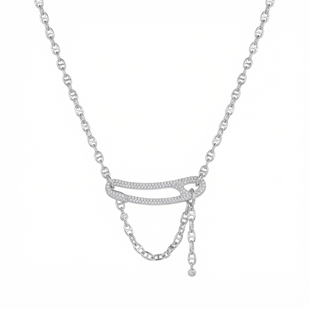 Glittering Clip Pendant