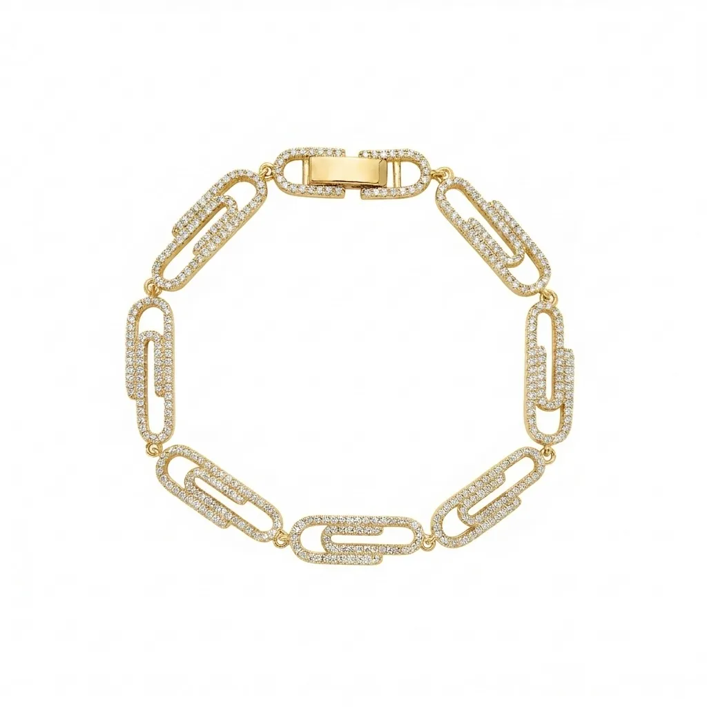 Glittering Clip Bracelet