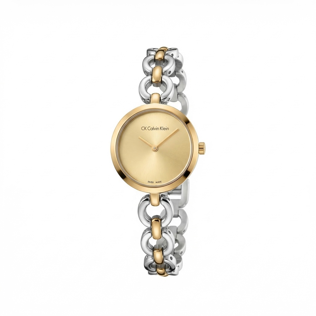  Calvin Klein Swiss Quartz Watch (Gold)