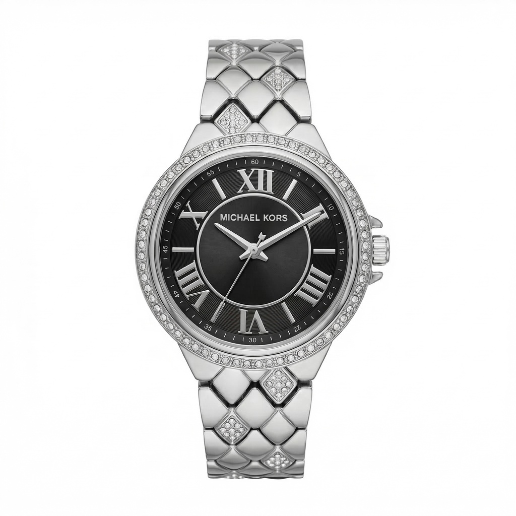 Camille Pavé Silver-Tone Watch