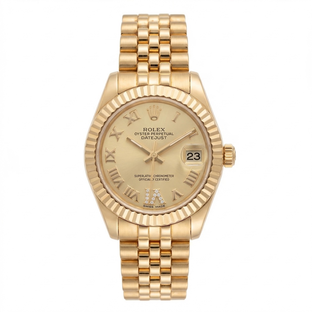 Rolex Lady-Datejust - Diamond Roman Dial Watch