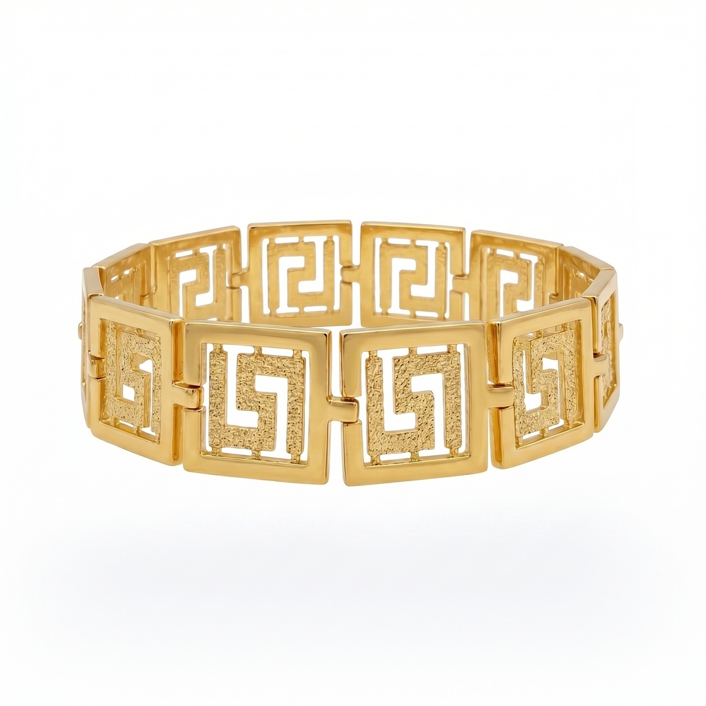 Versace Greca Motif Bangle Bracelet