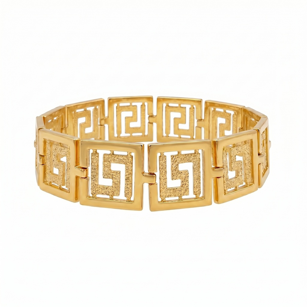 Versace Greca Motif Bangle Bracelet