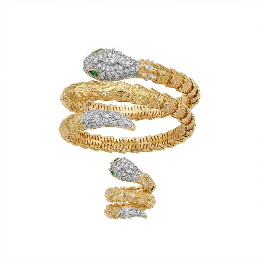 Bulgari Serpenti Viper Bracelet & Ring Set