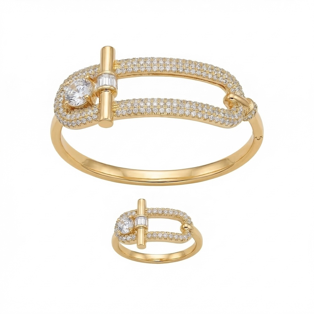 Aurora Diamond Bracelet & Ring Set