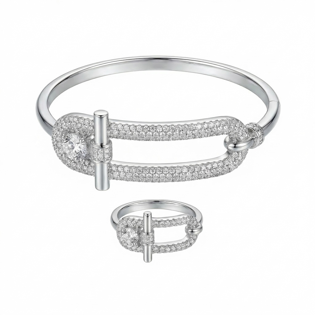 Aurora Diamond and Ring Set