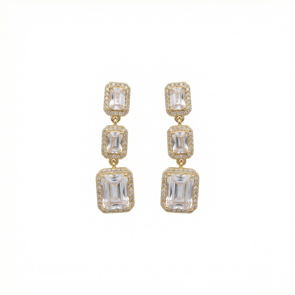 Prestige Triple Tier Earrings