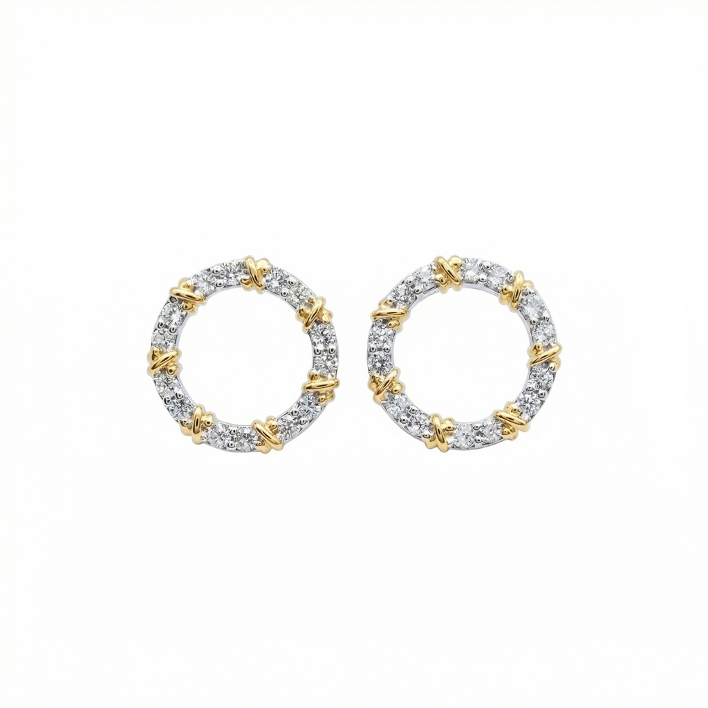 Sixteen Stone by Tiffany Earrings