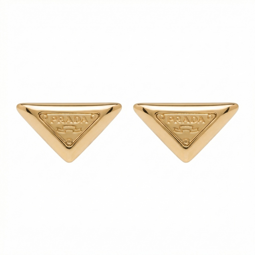 Prada Gold Earrings