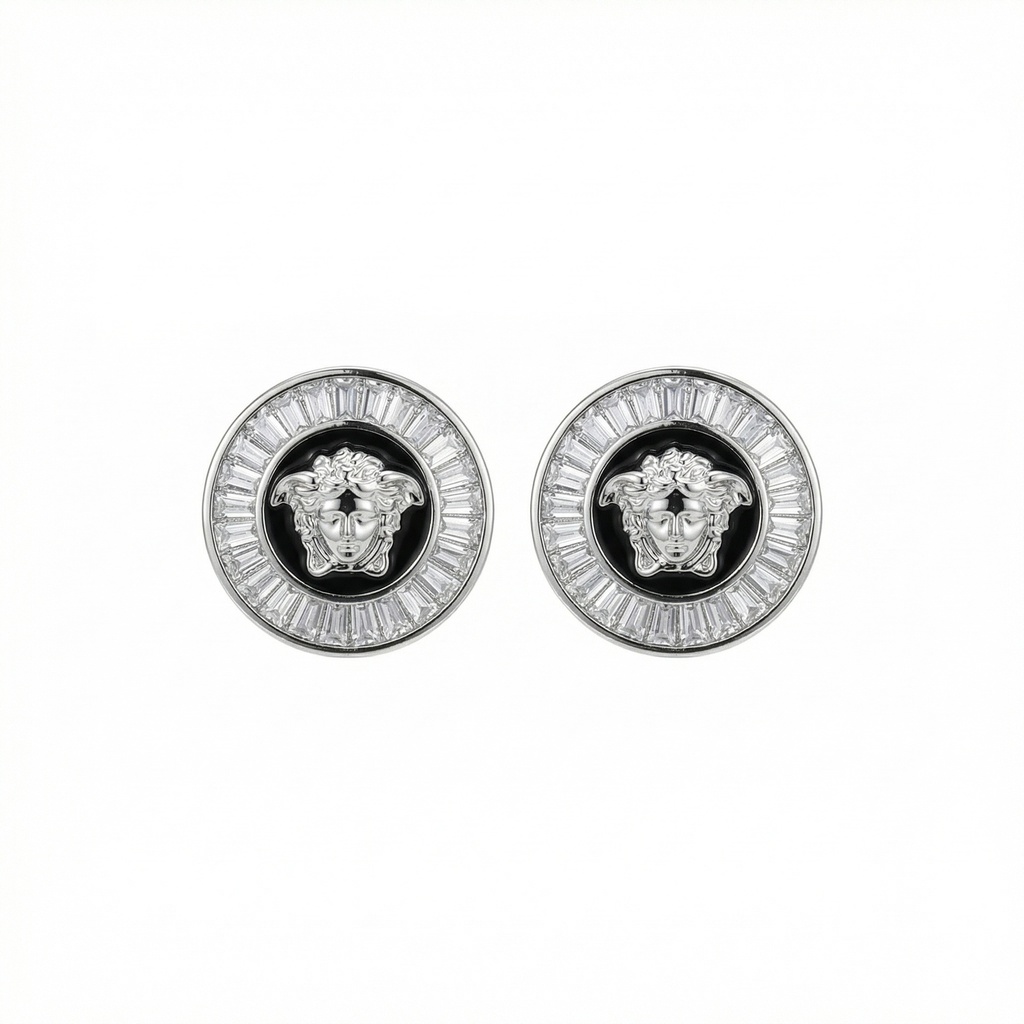 Versace Medusa Stud Earrings