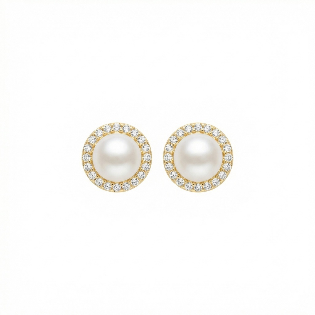 Eleanor Pearl Stud Earrings