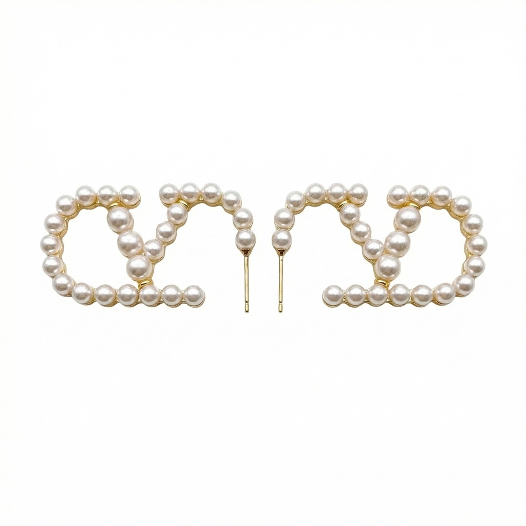 Valentino VLogo Signature Pearl  Earrings