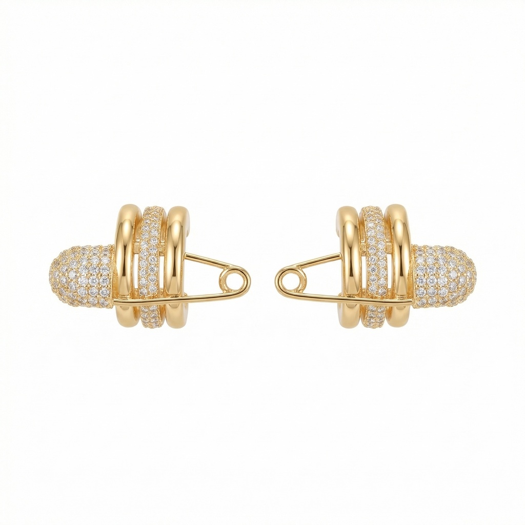 Safety Pins Earrings