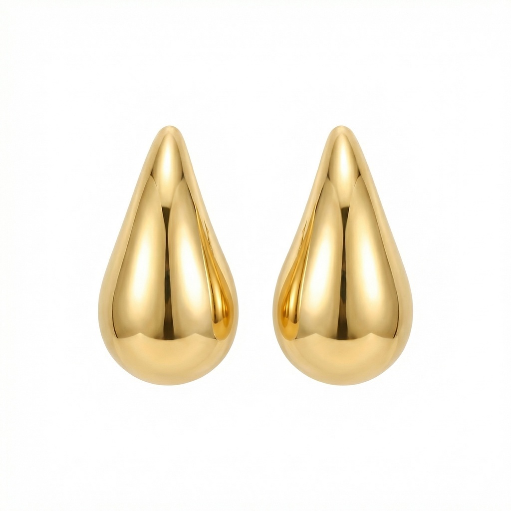 Bottega Veneta Twisted Hoop Earrings