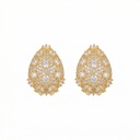 Sparkling Dewdrop Stud Earrings