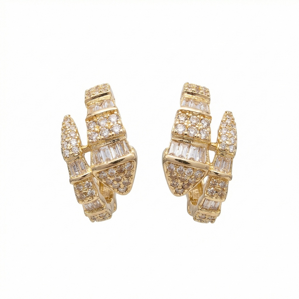 Bvlgari Serpenti Viper Diamond Earrings