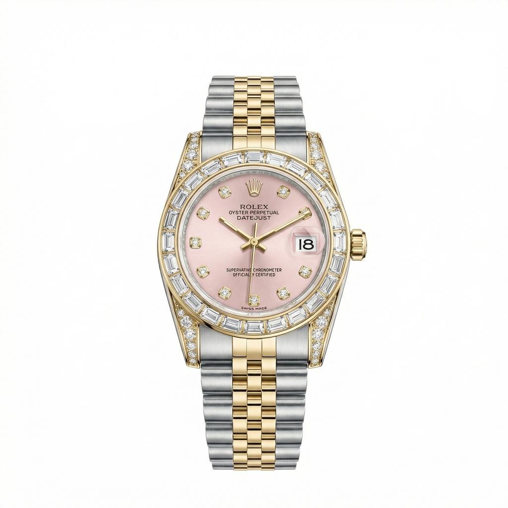 Rolex Datejust Pink Dial Watch