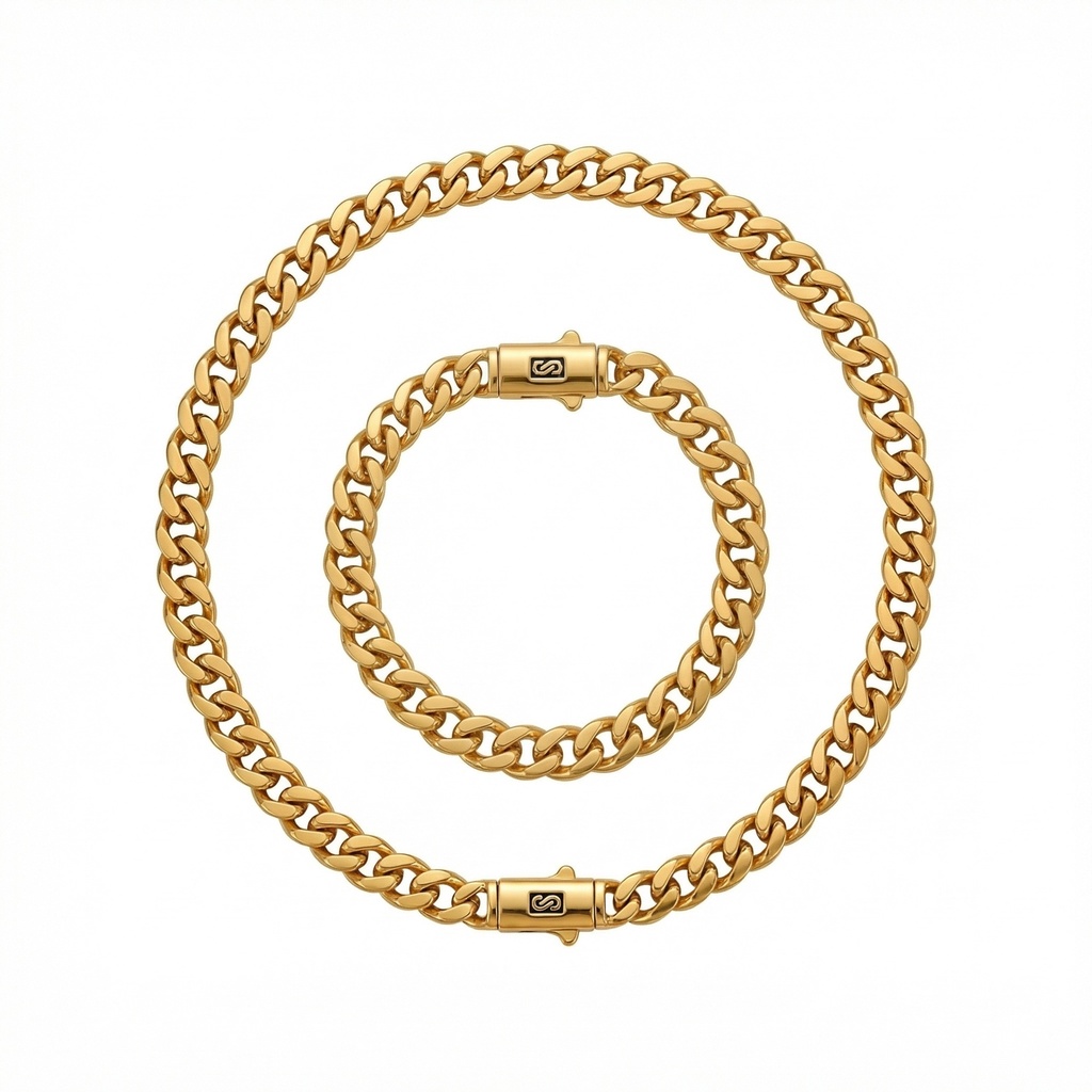 Miami Cuban Jewelry Set