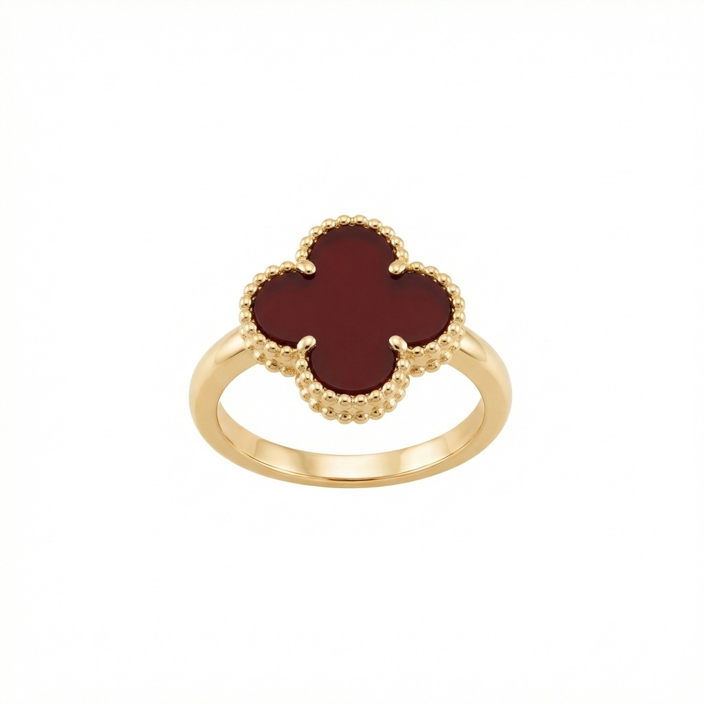 Vintage Alhambra Carnelian Ring