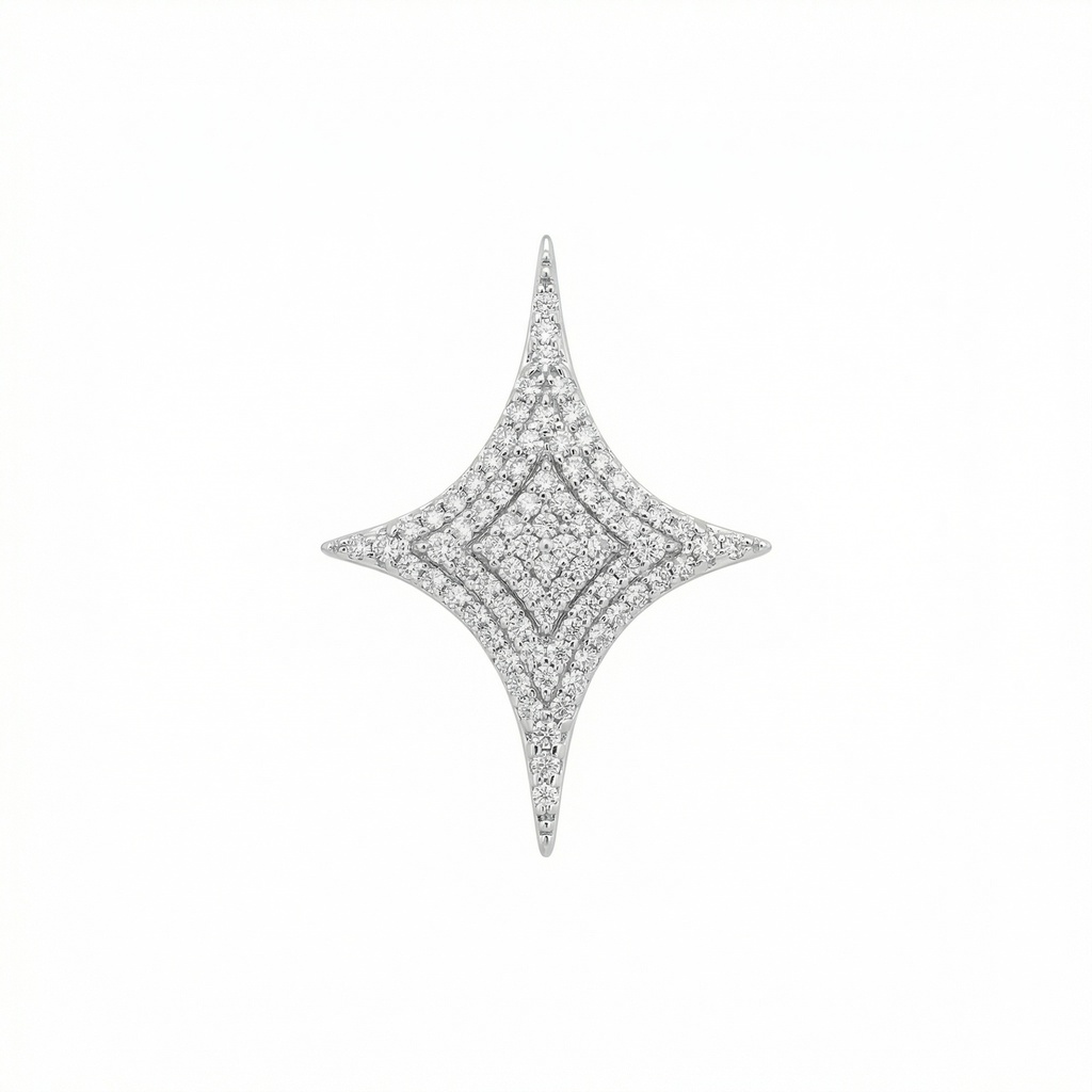 Sparkle Pavé Solitaire Ring
