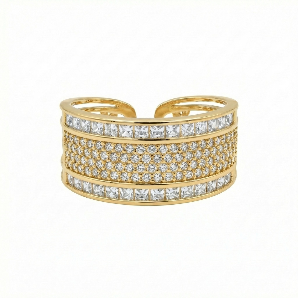 Prestige Full Baguette Open Band