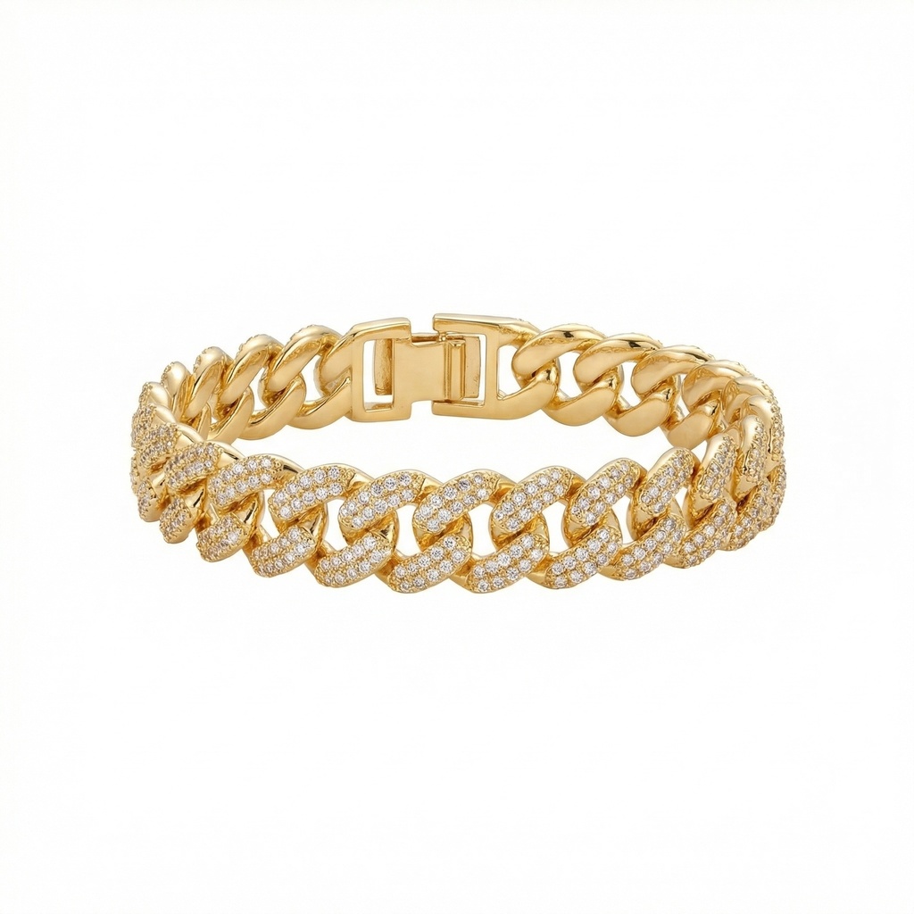 Pavé Cuban Link Bracelet