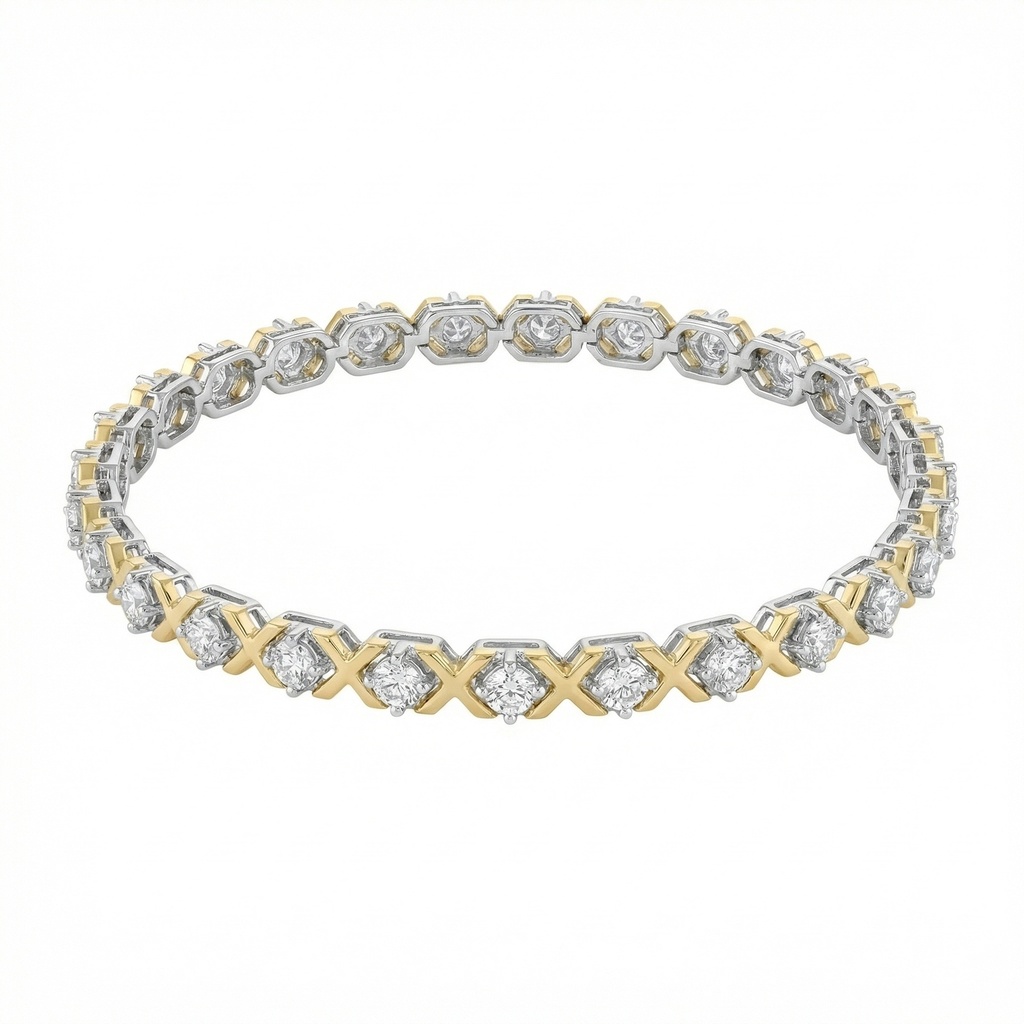 XO Diamond Link Bracelet
