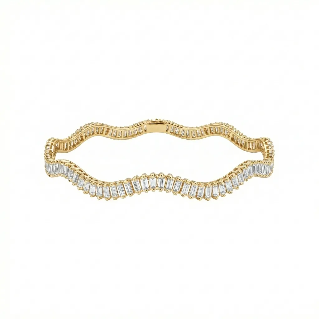 Wave Bracelet (Gold)