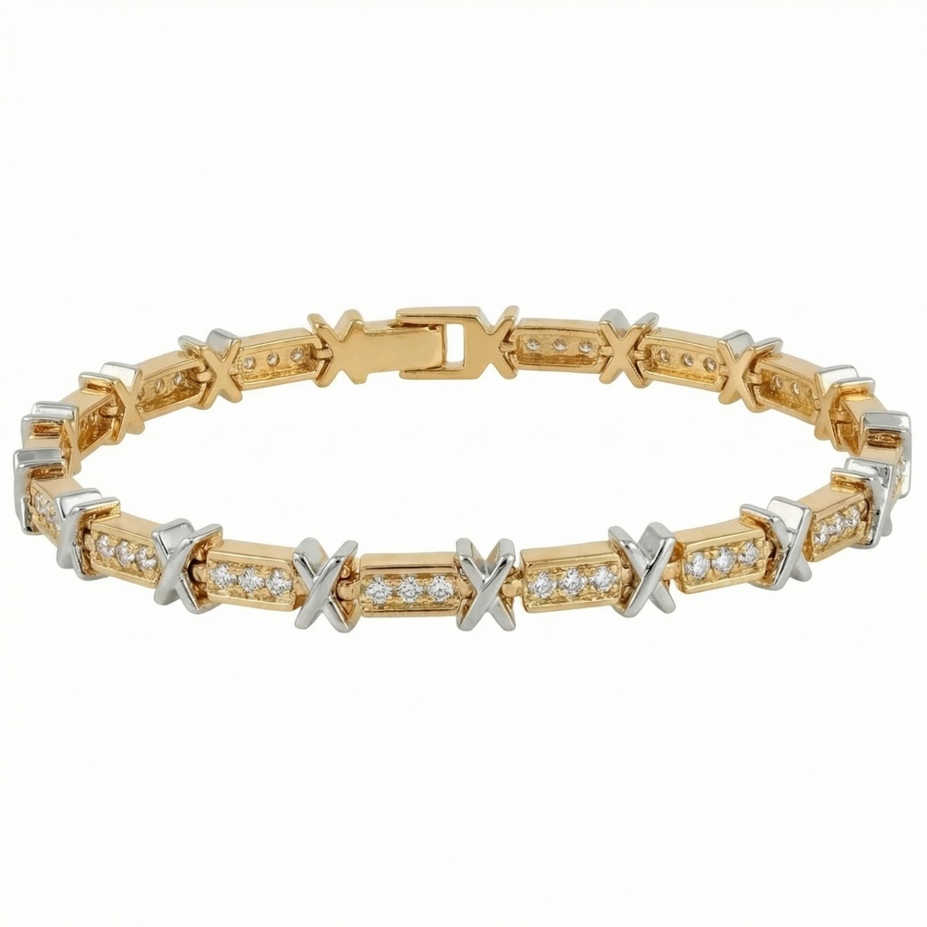 Sixteen Stone by Tiffany Bracelet (Gold)