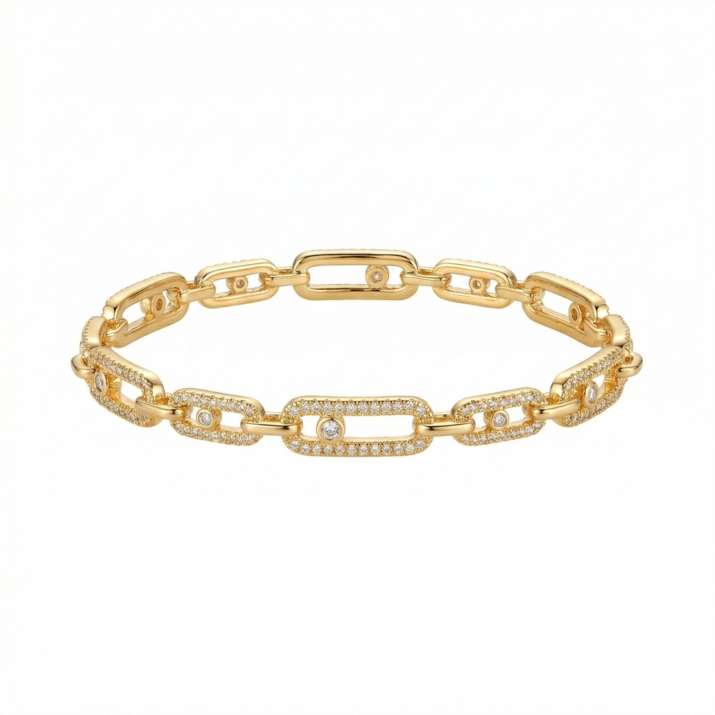 Messika Move Link Multi Pavé Bracelet