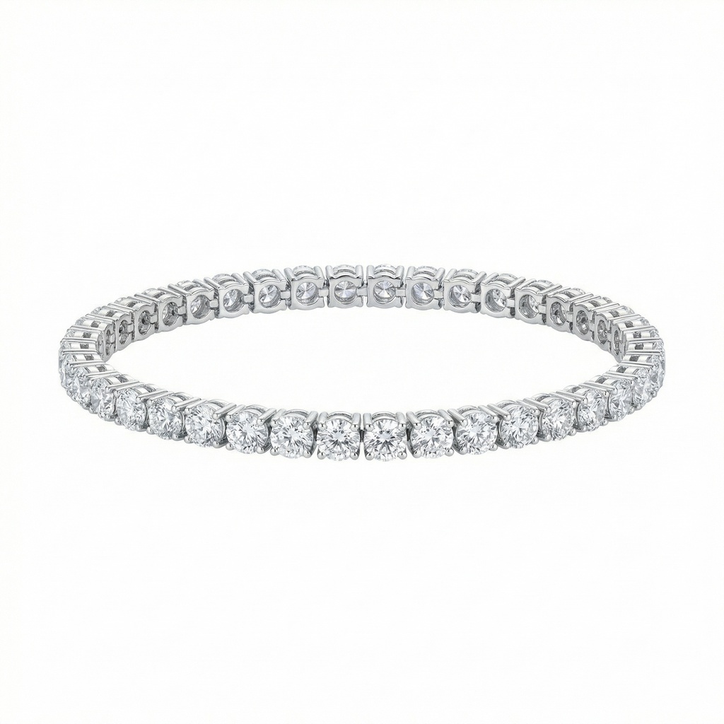 Classic Round Cut Tennis Bracelet