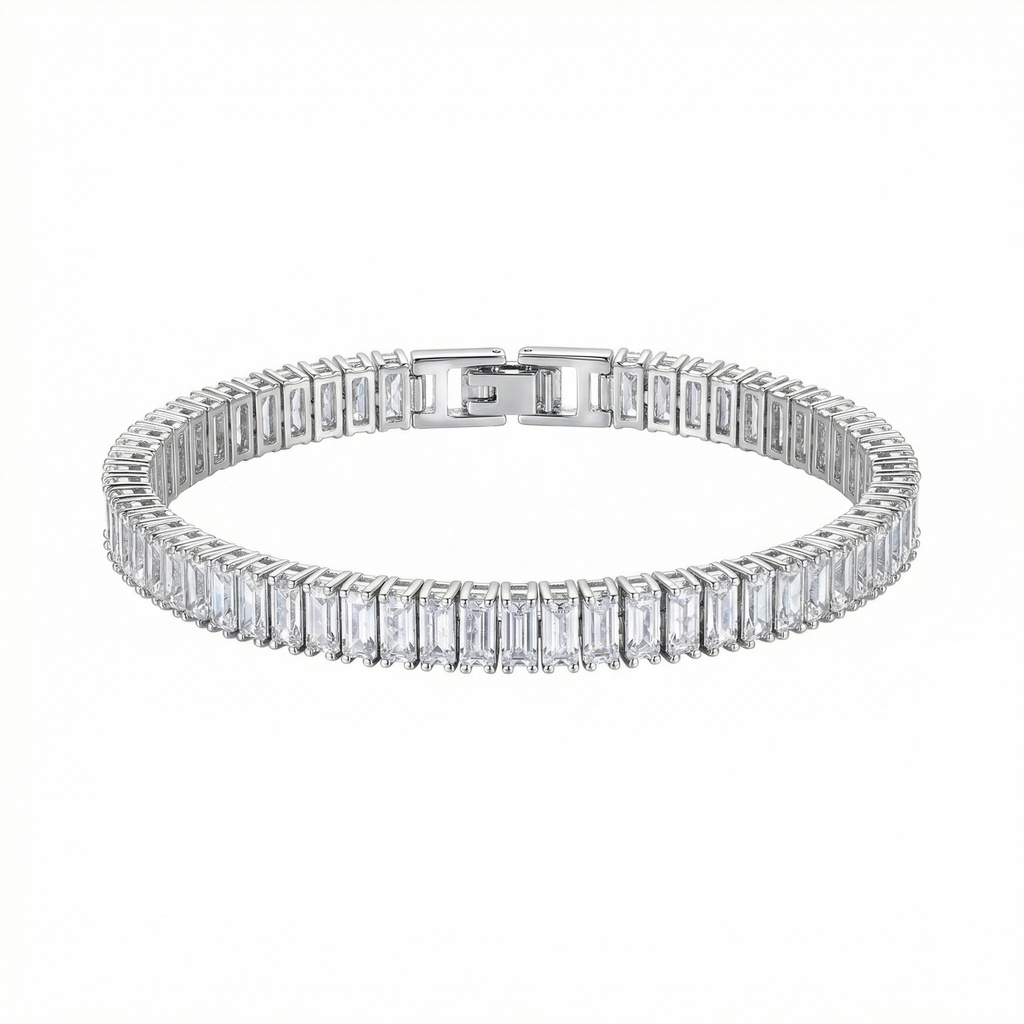 Matrix Baguette Tennis Bracelet
