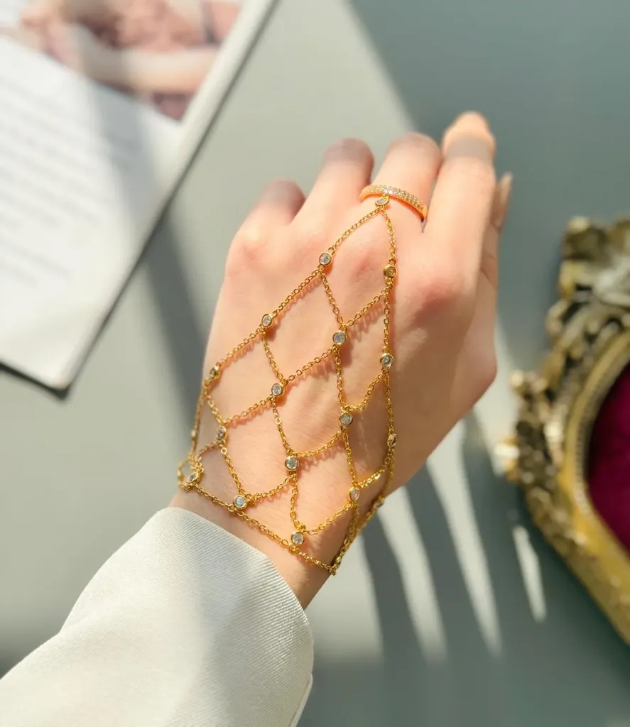 Lattice Mesh Hand Chain