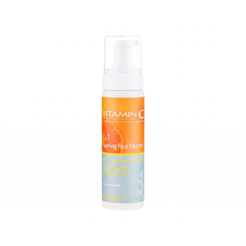 2-in-1 Vitamin C Foaming Facial Cleanser