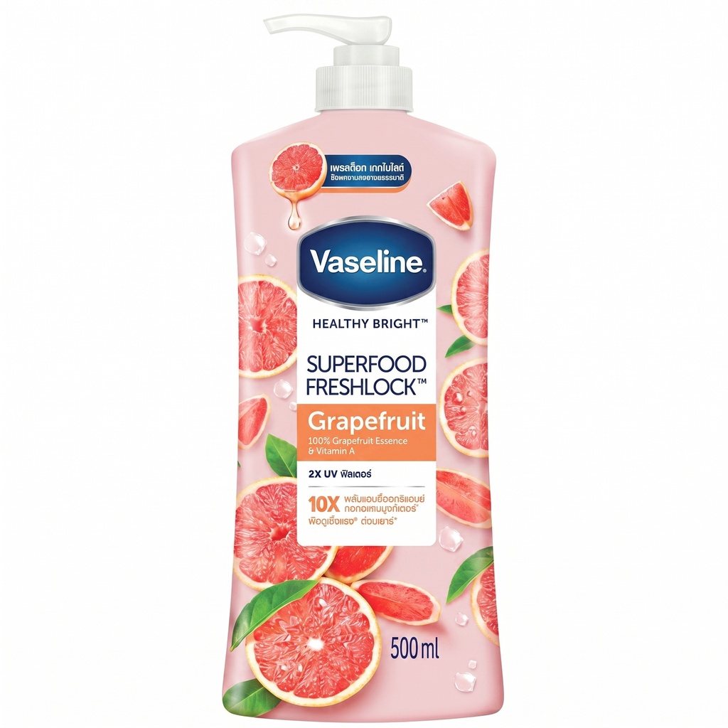 Vaseline Superfood Freshlock Grapefruit Lotion