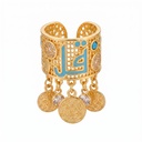 Filigree Qul Ring & Engraved Coins