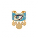 خاتم "الحماية" العريض بالنقش العربي