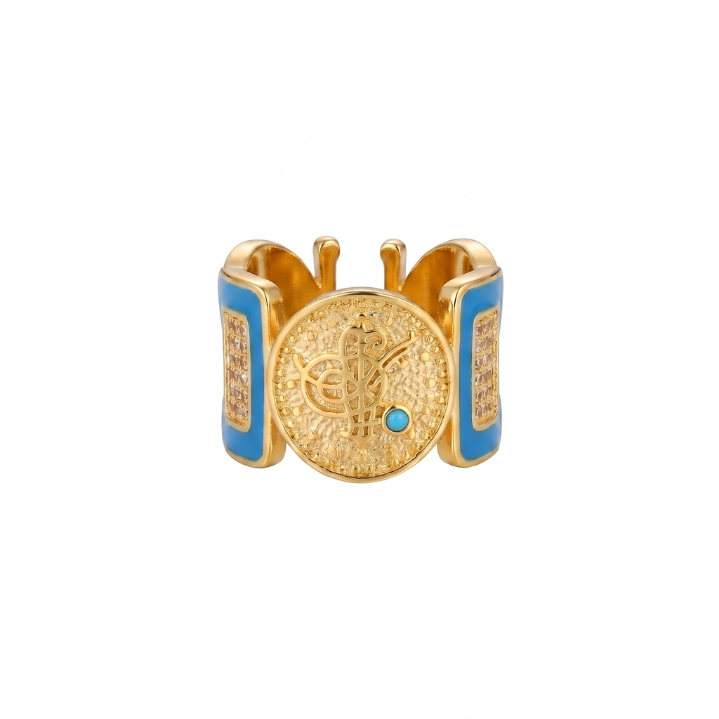 Ethnic Sultanate Coin Ring