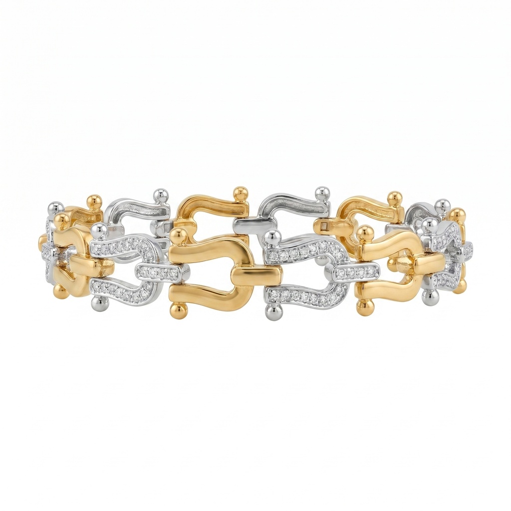 Force 10 Two Tone Bracelet